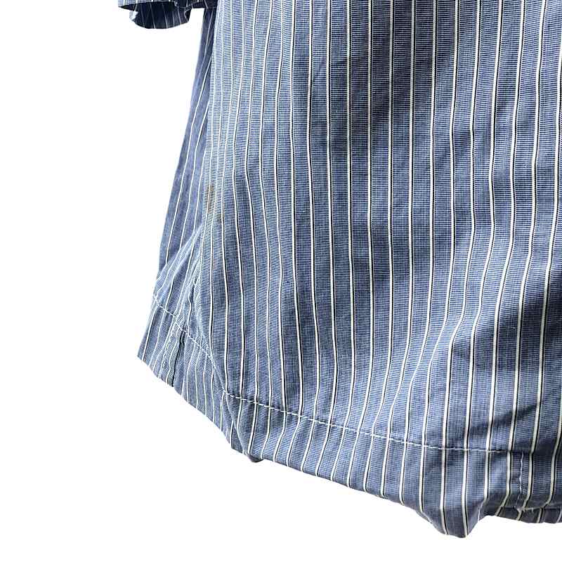 COMME des GARCONS HOMME PLUS / コムデギャルソンオムプリュス ストライプ コットン ステンカラーコート