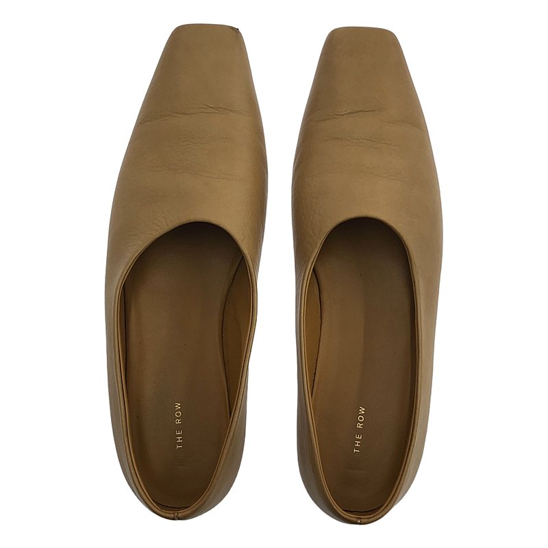 THE ROW / ザロウ SQUARE TOE PUMP スクエアトゥ フラットパンプス