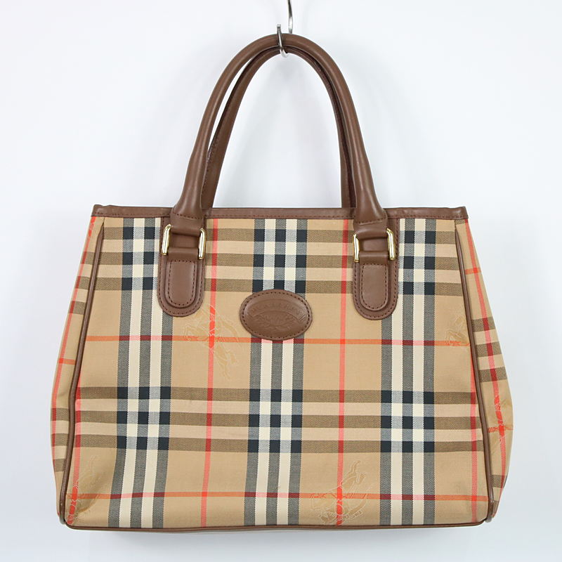 ノバチェック ロゴエンボス ハンドバッグBurberry / バーバリー