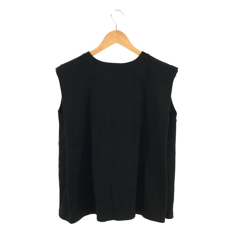 その他 m.u Japones / エムユー ジャポネス RIB N/S ヘビーオンス コットン リブ ノースリーブ カットソー