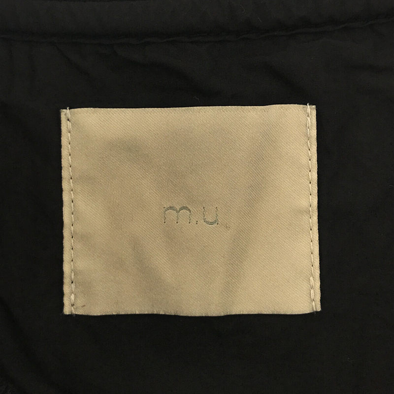 その他 m.u Japones / エムユー ジャポネス RIB N/S ヘビーオンス コットン リブ ノースリーブ カットソー