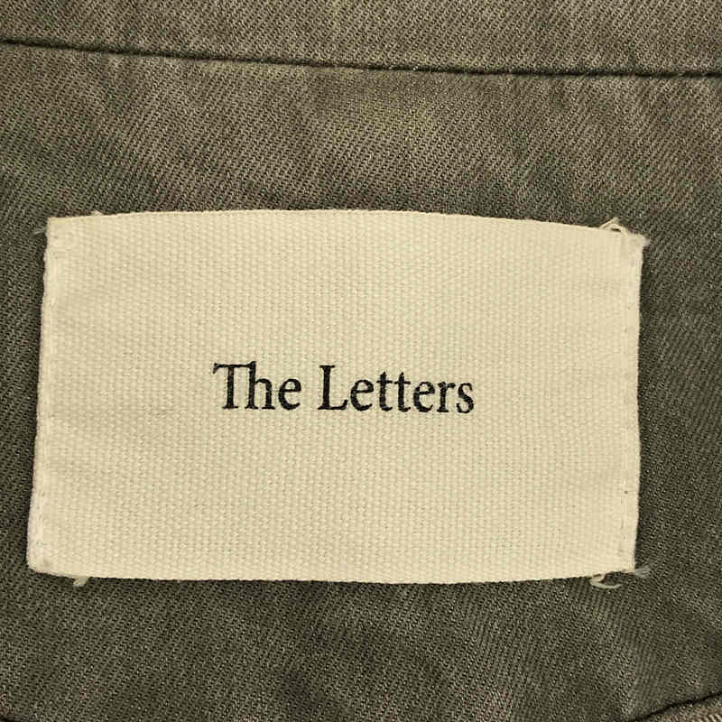 その他 The Letters / レターズ Chesterfield Twill Shirt. コットン ツイル チェスターフィールド シャツ コート