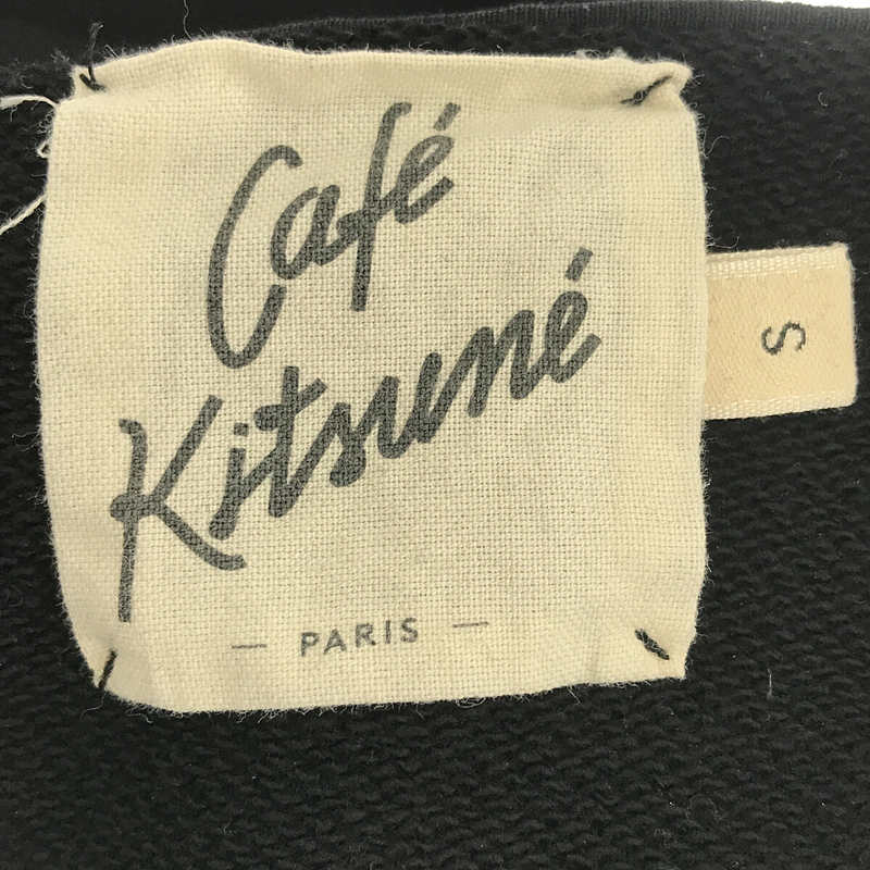 その他 Cafe Kitsune コットン ロゴ 両面 プリント スウェット フーディ プルオーバー パーカー