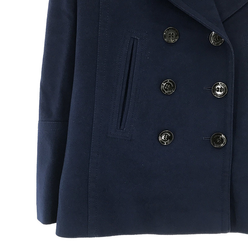 その他 ウール カシミヤ ビッグカラー ピーコート