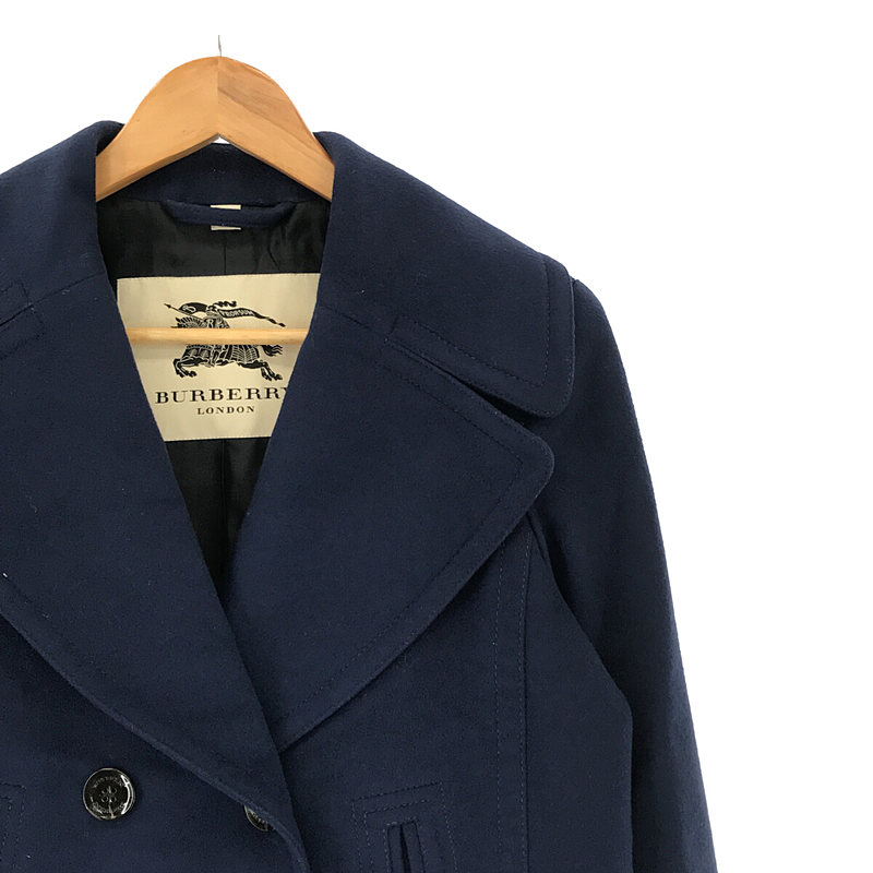 その他 ウール カシミヤ ビッグカラー ピーコート