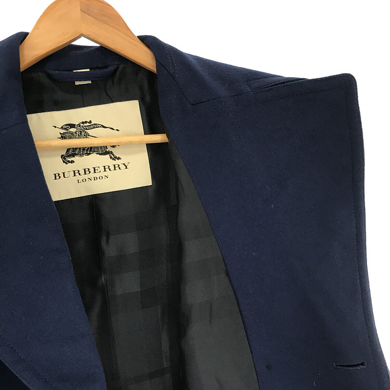 その他 ウール カシミヤ ビッグカラー ピーコート