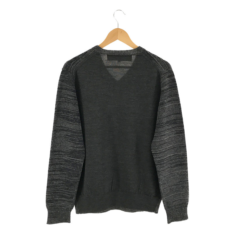 その他 霜降り ウール Vネック ニット セーター
