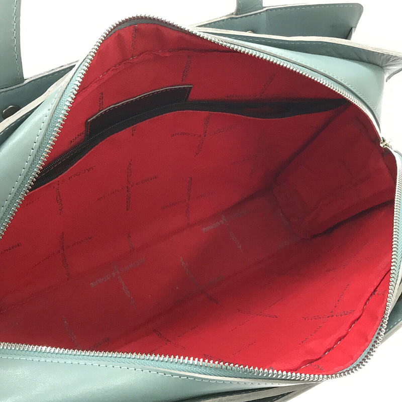 その他 オール レザー スクエア型 トート バッグ 保存袋付き