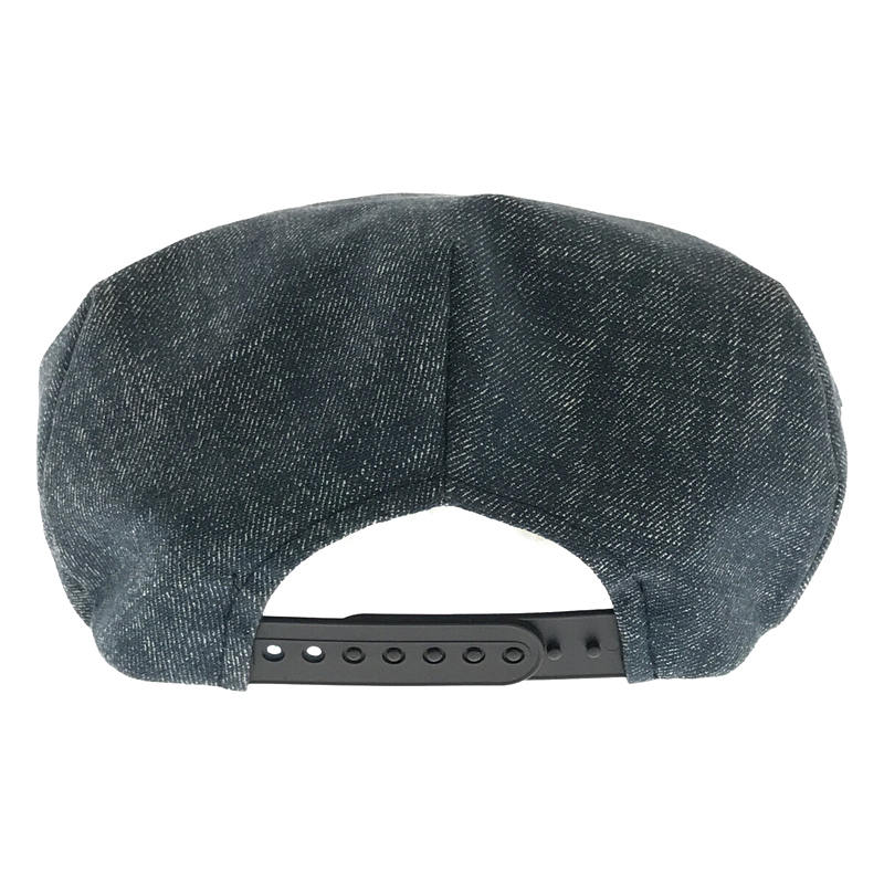 その他 ロゴ 刺繍 デニム ハンチング キャップ