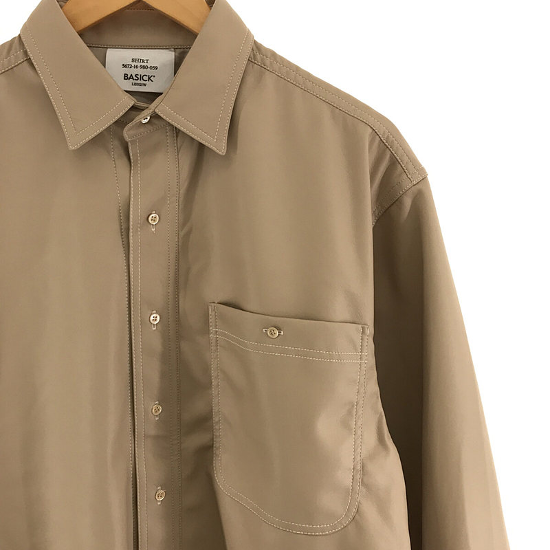 その他 VEGAN LEATHER SHIRT ヴィーガンレザーシャツ