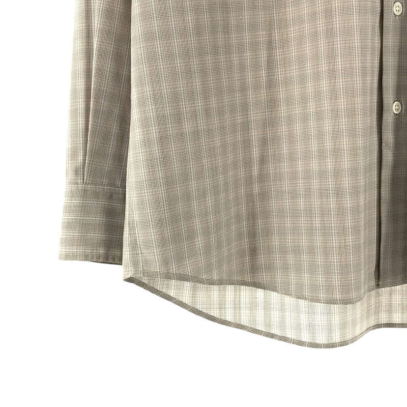 その他 super light wool check shirt スーパーライトウールチェックシャツ