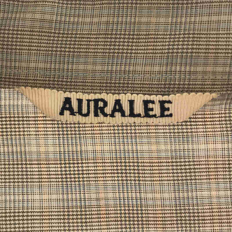 その他 super light wool check shirt スーパーライトウールチェックシャツ