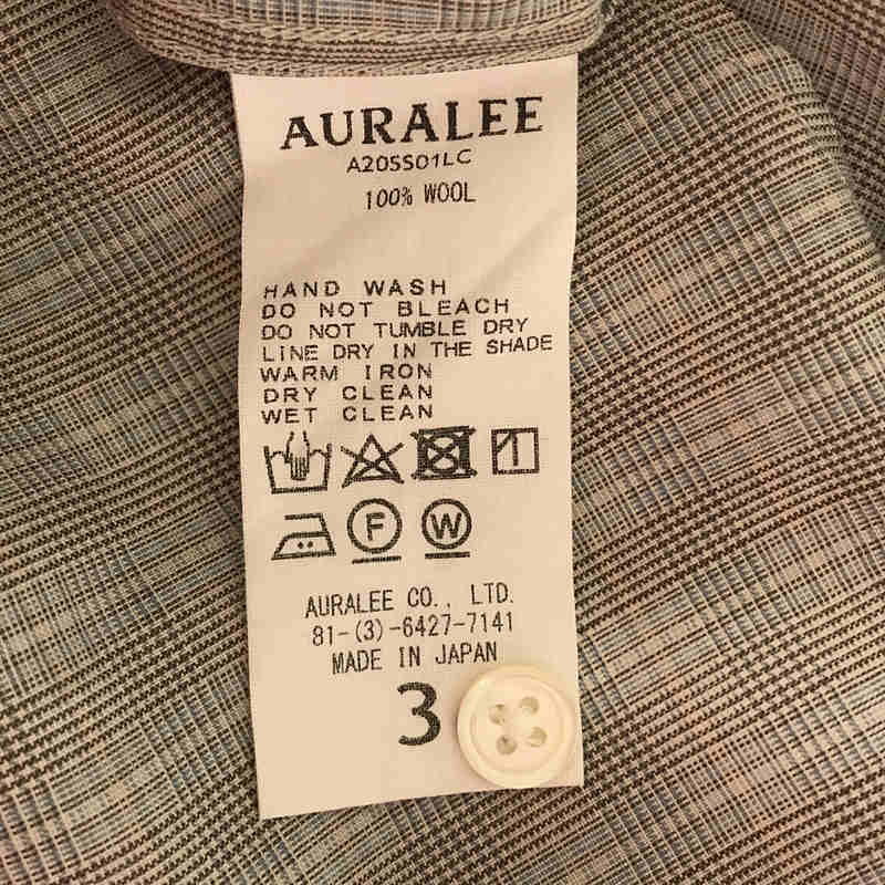 その他 super light wool check shirt スーパーライトウールチェックシャツ