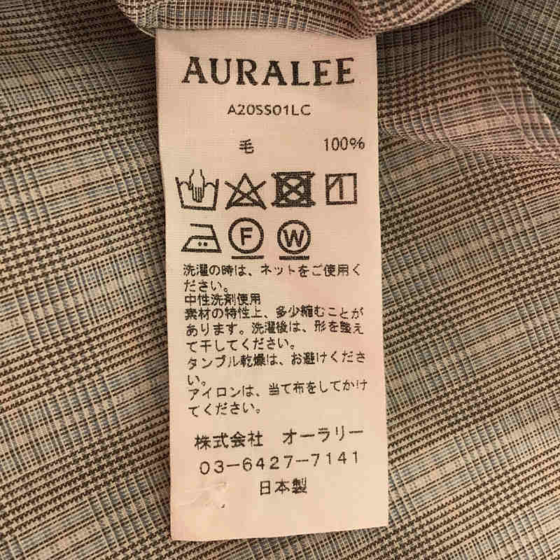 その他 super light wool check shirt スーパーライトウールチェックシャツ