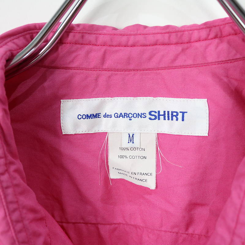 COMME des GARCONS SHIRT / コムデギャルソンシャツ ナローカラーコットン長袖シャツ