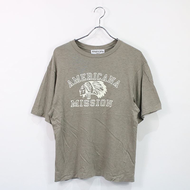 AP STUDIO別注 インディアン Tシャツ khakiAmericana / アメリカーナ