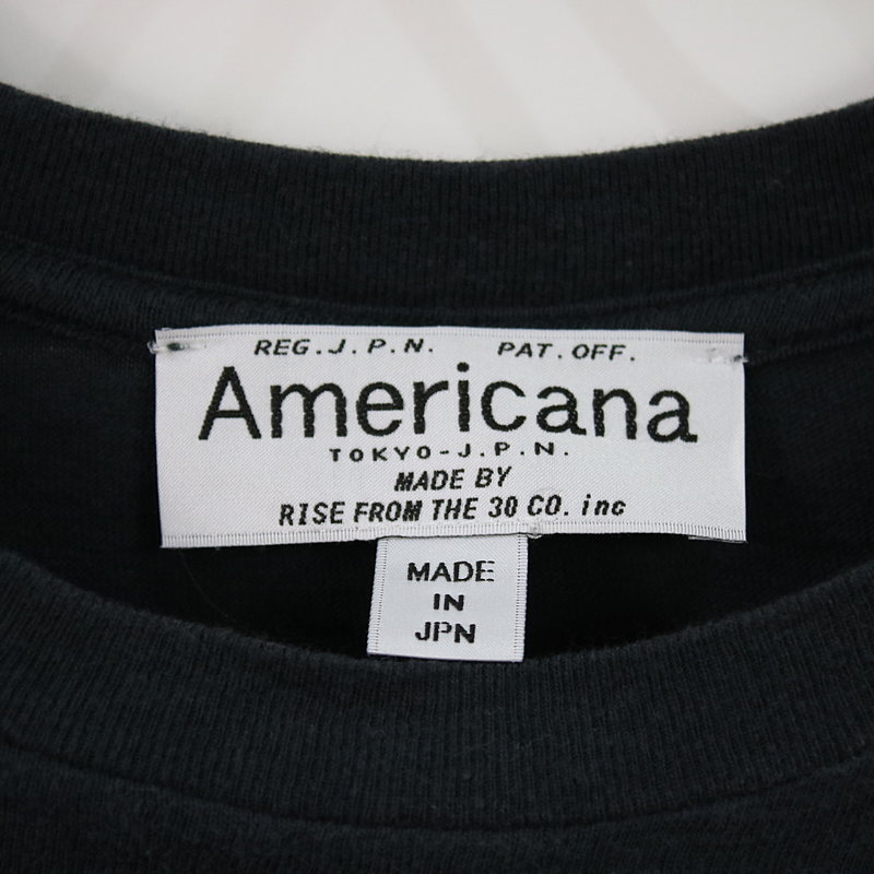 Americana / アメリカーナ AP STUDIO別注 インディアン Tシャツ black
