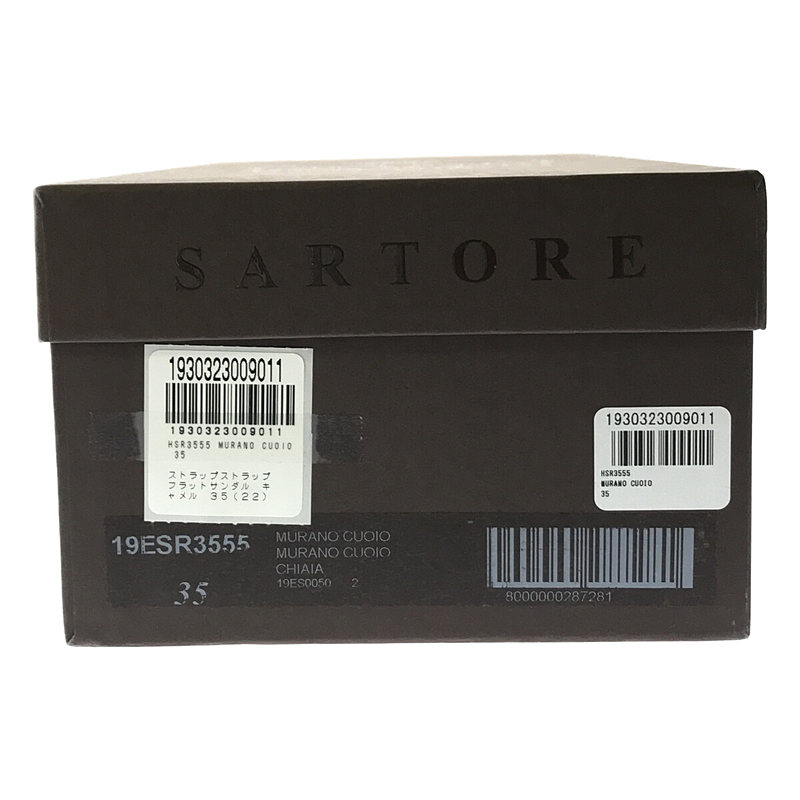 SARTORE / サルトル コンチョ付 ストラップフラットサンダル