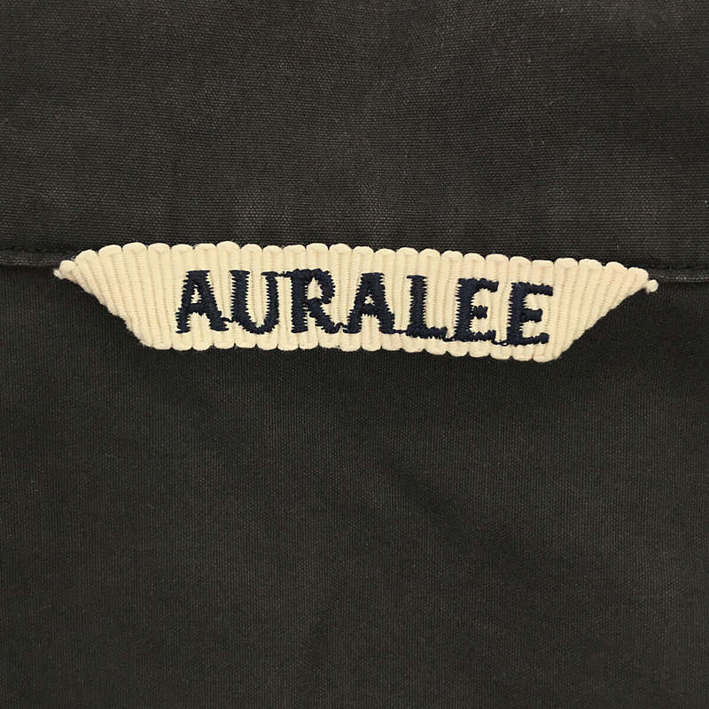 AURALEE / オーラリー SELVEDGE WEATHER CLOTH HALF SLEEVED SHIRTS