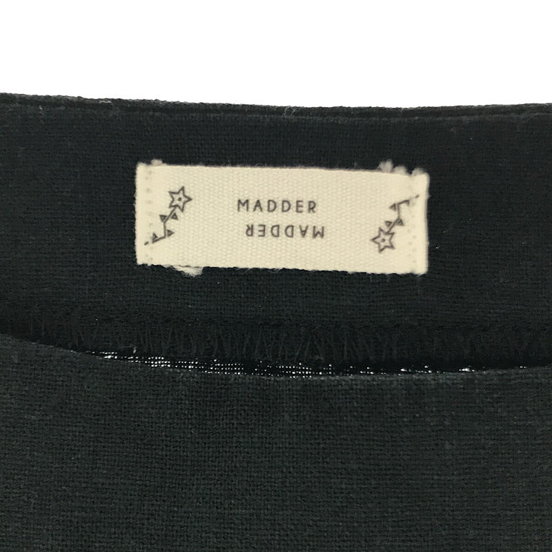 madder madder / マダマダ my black dress - black マイブラックドレス ワンピース