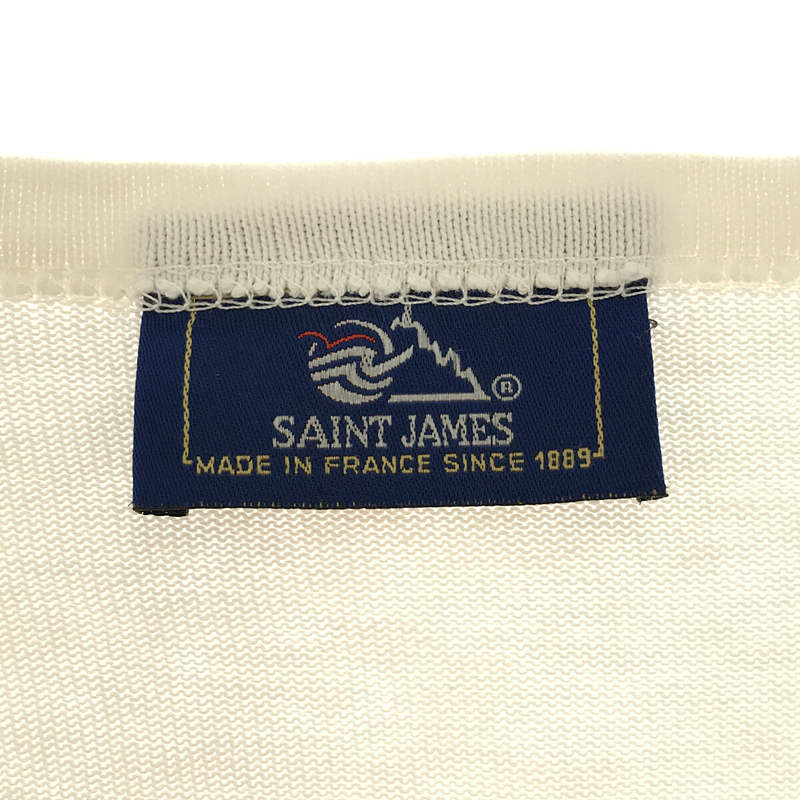 SAINT JAMES / セントジェームス OUESSANT ウエッソン バスクシャツ カットソー white