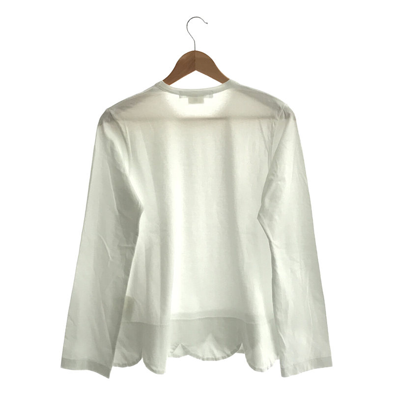 COMME des GARCONS COMME des GARCONS / コムコム ラウンドカット カットソー 長袖Tシャツ