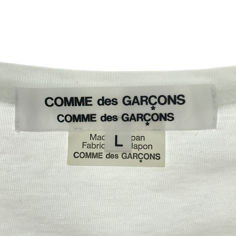 COMME des GARCONS COMME des GARCONS / コムコム ラウンドカット カットソー 長袖Tシャツ