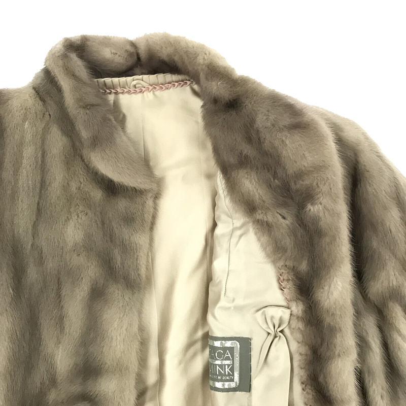 SAGA MINK / サガミンク 裏地刺繍 ミンクファージャケット 毛皮 コート