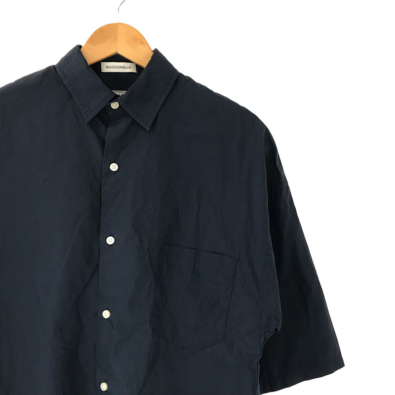 MADISON BLUE / マディソンブルー J BRADLEY SHIRT コットンタイプライター 半袖ワイドシャツ