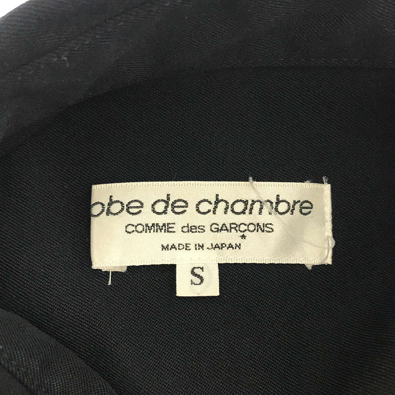 robe de chambre COMME des GARCONS / ローブドシャンブル コムデギャルソン ウールギャバジン レギュラーカラーシャツ