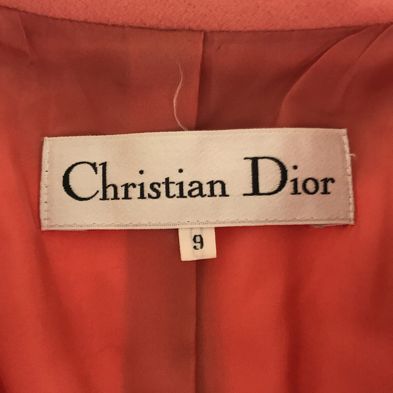 Christian Dior / クリスチャン ディオール アンゴラ混紡 ウールダブル コート