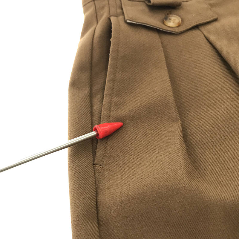 foufou / フーフー wool flannel coin pocket slacks ウールフランネル コインポケットスラックスパンツ