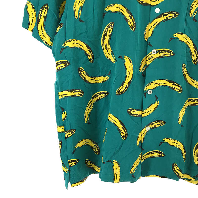 glamb / グラム バナナ プリント 総柄  開襟 オープンカラー シャツ