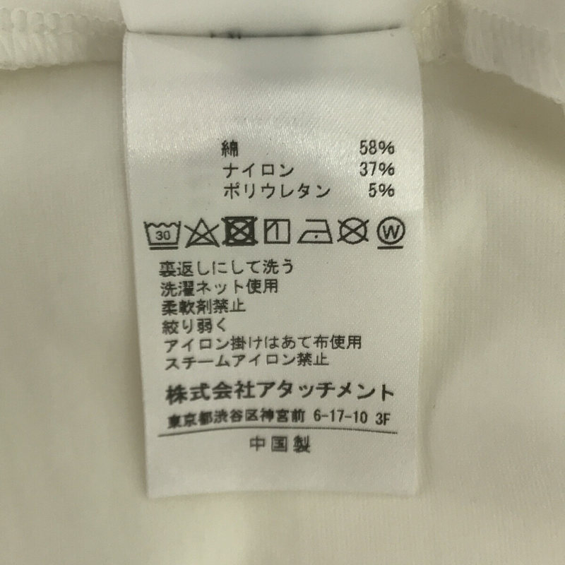 ATTACHMENT / アタッチメント コットンコンプレッシャー テクニカルレギュラーフィットTシャツ