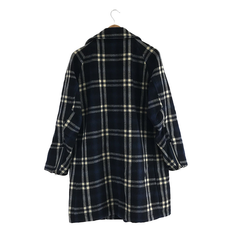 nonnative WINDSTOPPER GORE-TEX STRANGER 3B COAT WOOL MELTON OMBRE PLAID