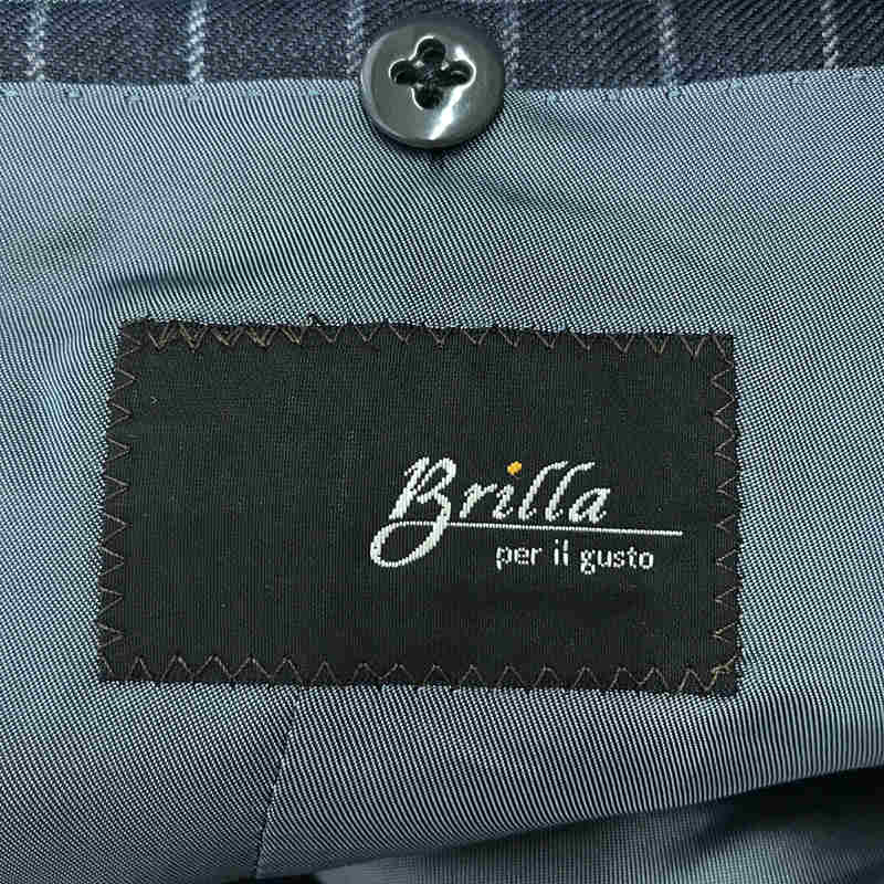 Brilla per il gusto / ブリッラ ペルイルグスト william halstead winter mohair  ストライプ スーツ