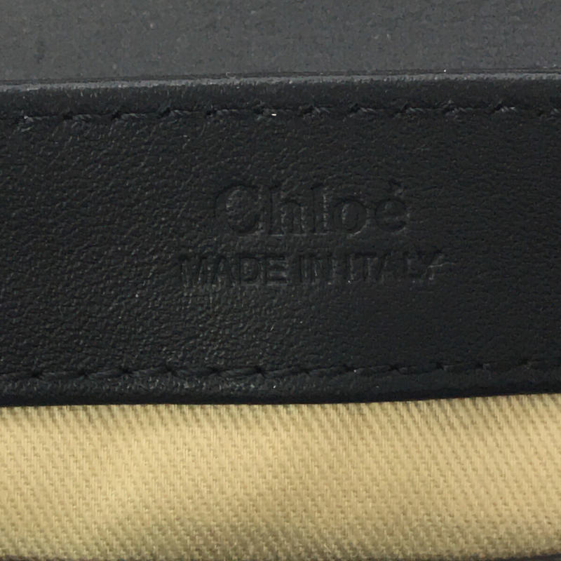 Chloe / クロエ 2way Personalized Chloé C mini square bag クロコダイル レザー 別鼈甲シグネチャーセット 箱・保存袋有