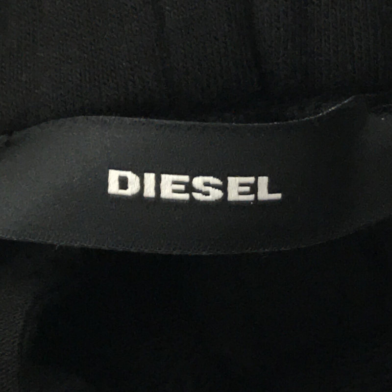 DIESEL / ディーゼル ワッペン チェーン付き コットン スウェット ワイド パンツ