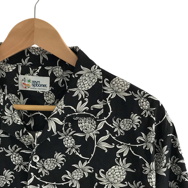 reyn spooner / レインスプーナー Green Label Relaxing グリーンレーベルライジング 別注 レーヨン 総柄 開襟 オープンカラー アロハ シャツ