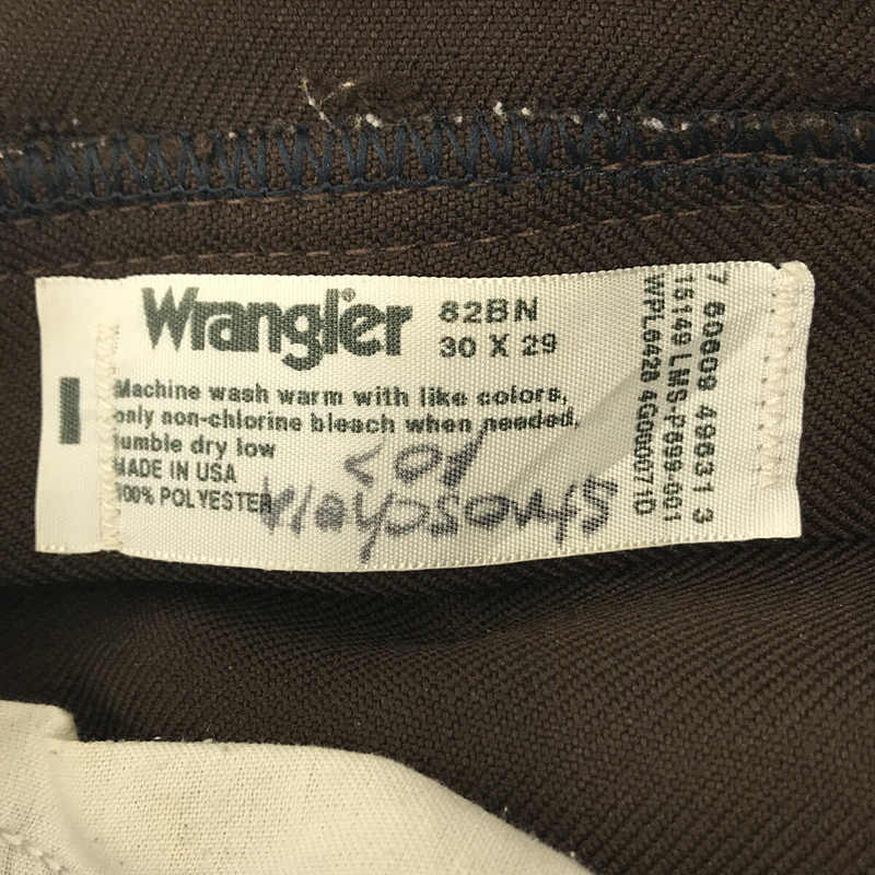 WRANGLER / ラングラー VINTAGE ヴィンテージ USA製 ランチャー ドレス スタプレ スラックス パンツ