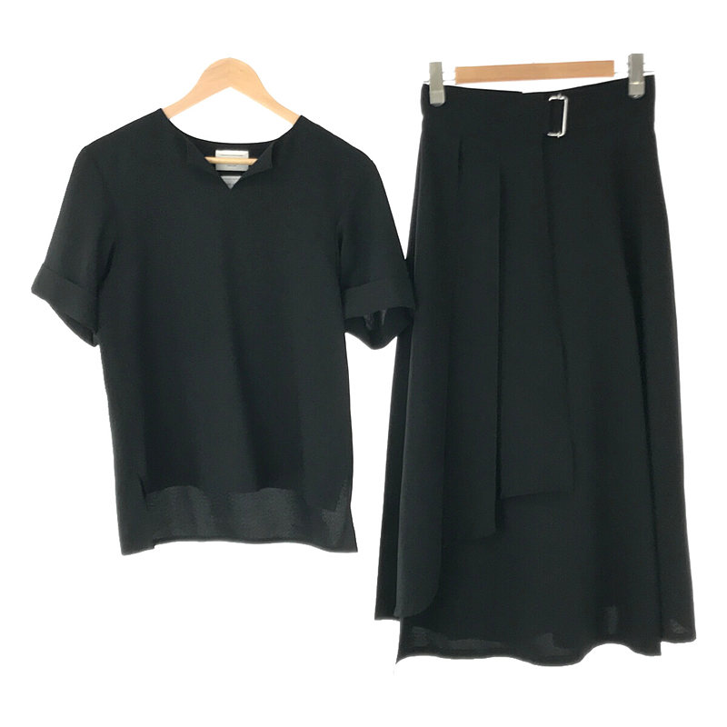 【THE DRESS #08】tender tuck skirt blouse