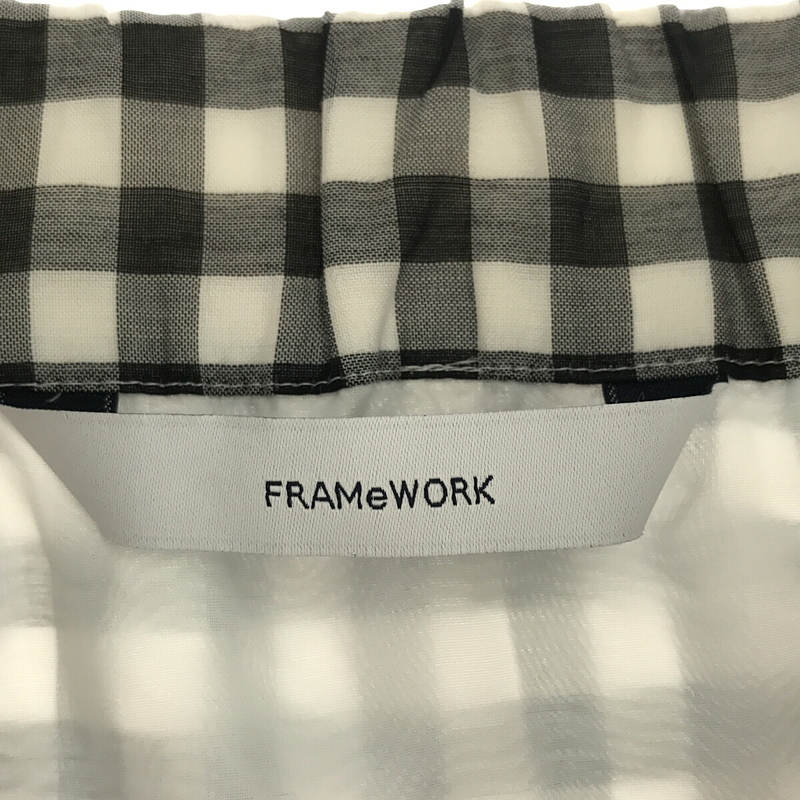 Framework / フレームワーク 高山 都×FRAMeWORK スカート3 スモールギンガムチェック