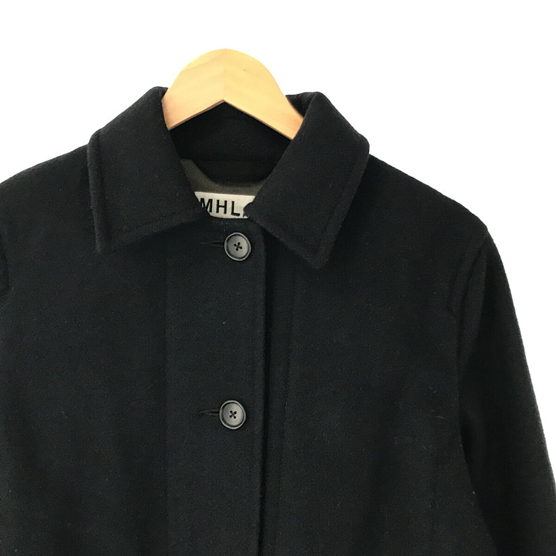 MHL. / エムエイチエル マーガレットハウエル ベーシック ウール メルトン シングル ジャケット