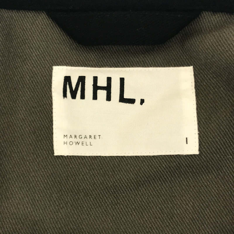 MHL. / エムエイチエル マーガレットハウエル ベーシック ウール メルトン シングル ジャケット
