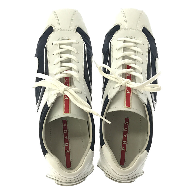 PRADA / プラダ 4E1165 BIANCO/BLU ドライビングシューズ スニーカー