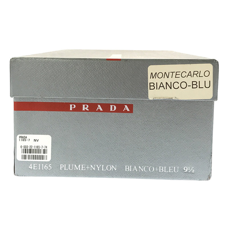 PRADA / プラダ 4E1165 BIANCO/BLU ドライビングシューズ スニーカー