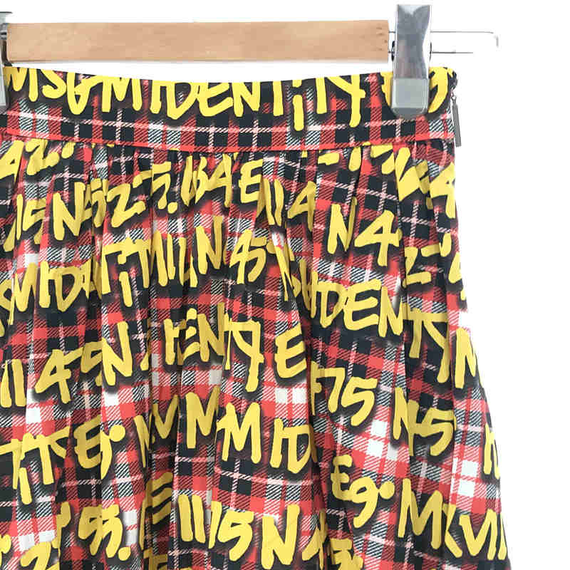 MSGM / エムエスジーエム GONNA SKIRT 総柄プリント ロングスカート