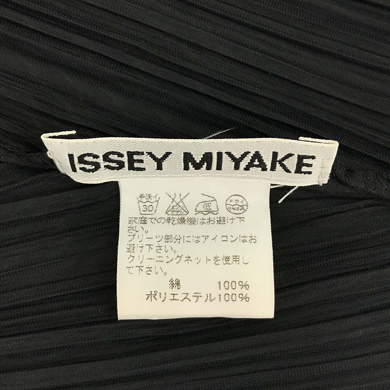 ISSEY MIYAKE / イッセイミヤケ ハイネック プリーツフレアドレス ワンピース