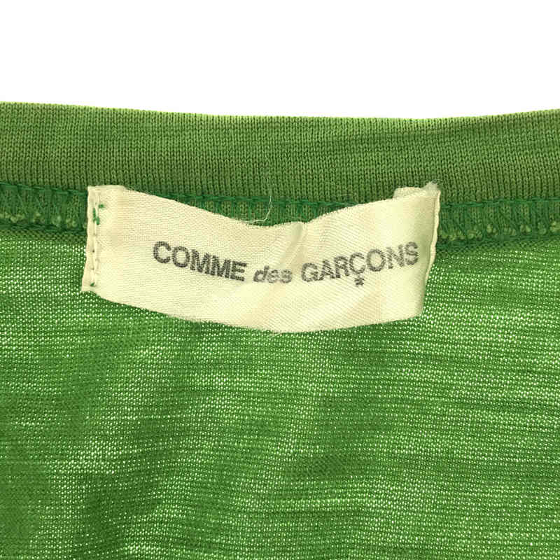 COMME des GARCONS / コムデギャルソン ウールジャージー ジップアップカットソー