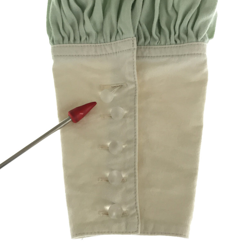 madder madder / マダマダ mint T-blouse ミントTブラウス